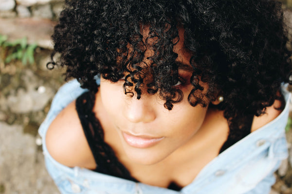 Woman Displaying Her Hair Curls