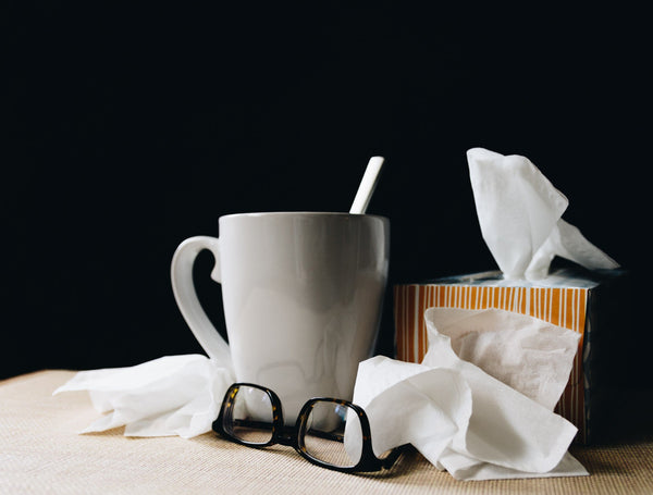 Home Remedy Mug with Tissues