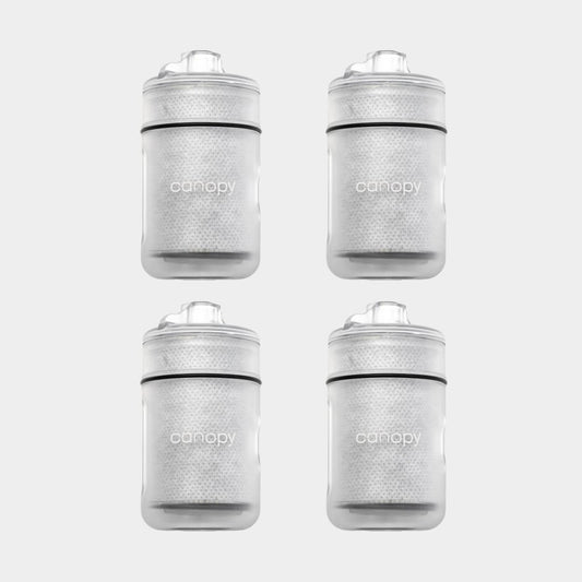 Faucet Filter Cartridge Bundle consisting of 4 cartridges, approximately suited for a 1 year supply