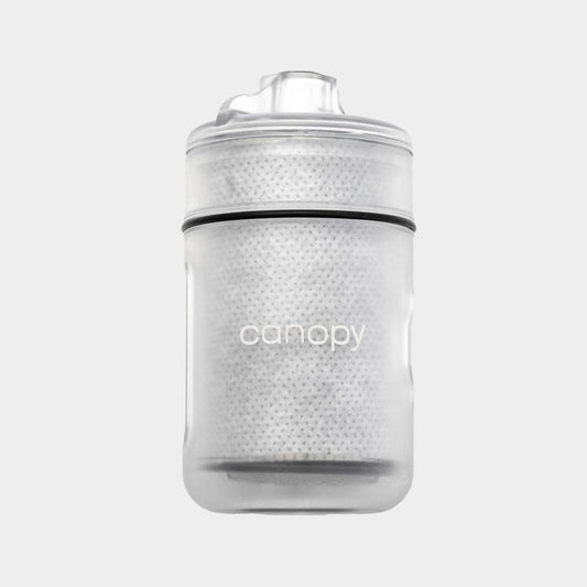 Faucet Filter Cartridge on Grey background