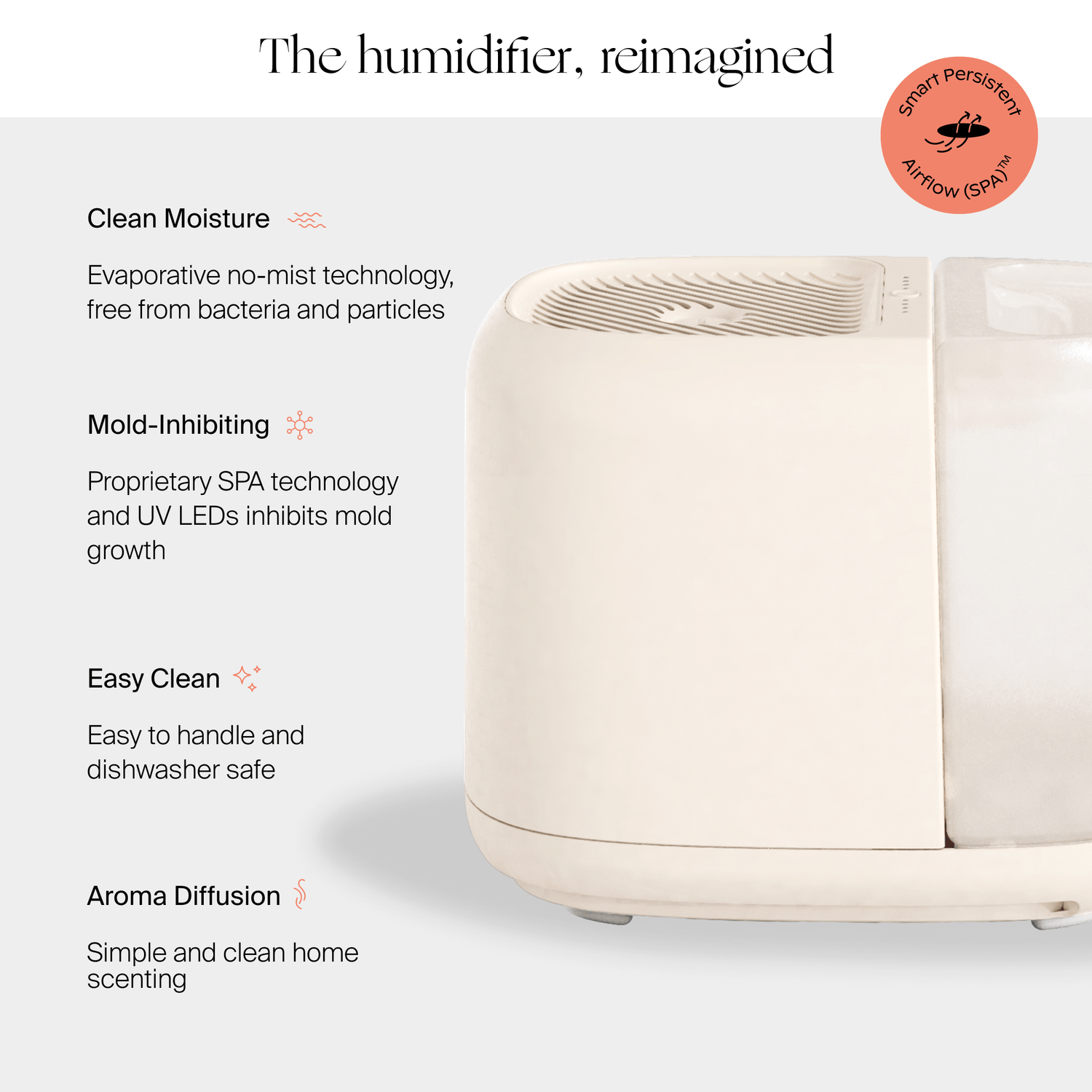 Large Room Humidifier | Lifestyle, the humidifier, reimagined