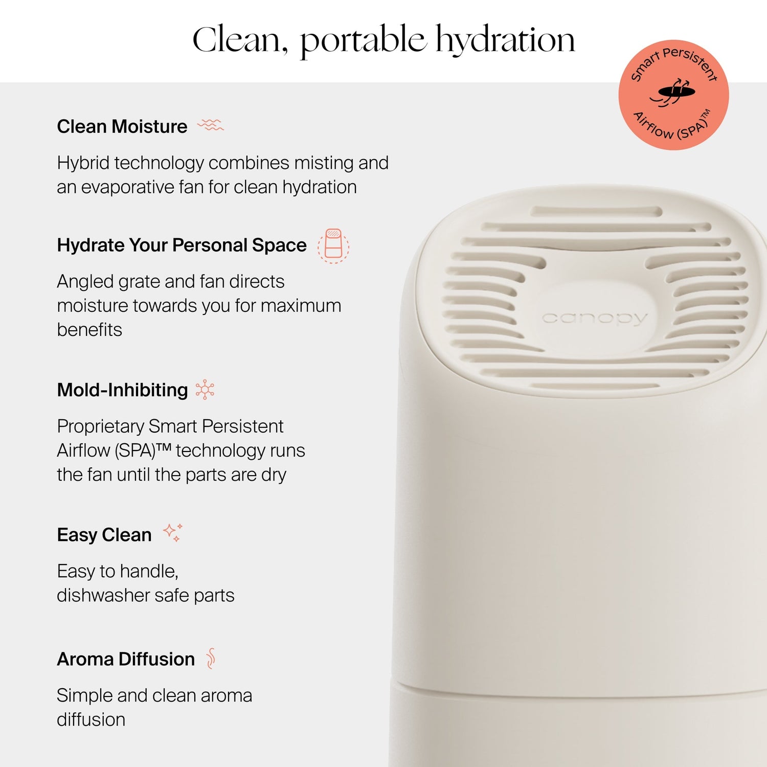 Portable Humidifier | Cream