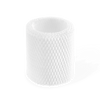 Humidifier Plus Replacement Filter Subscription - White cylindrical mesh filter with honeycomb pattern design for optimal moisture distribution and air purification, ensuring clean and healthy humidity levels in your home - by Canopy