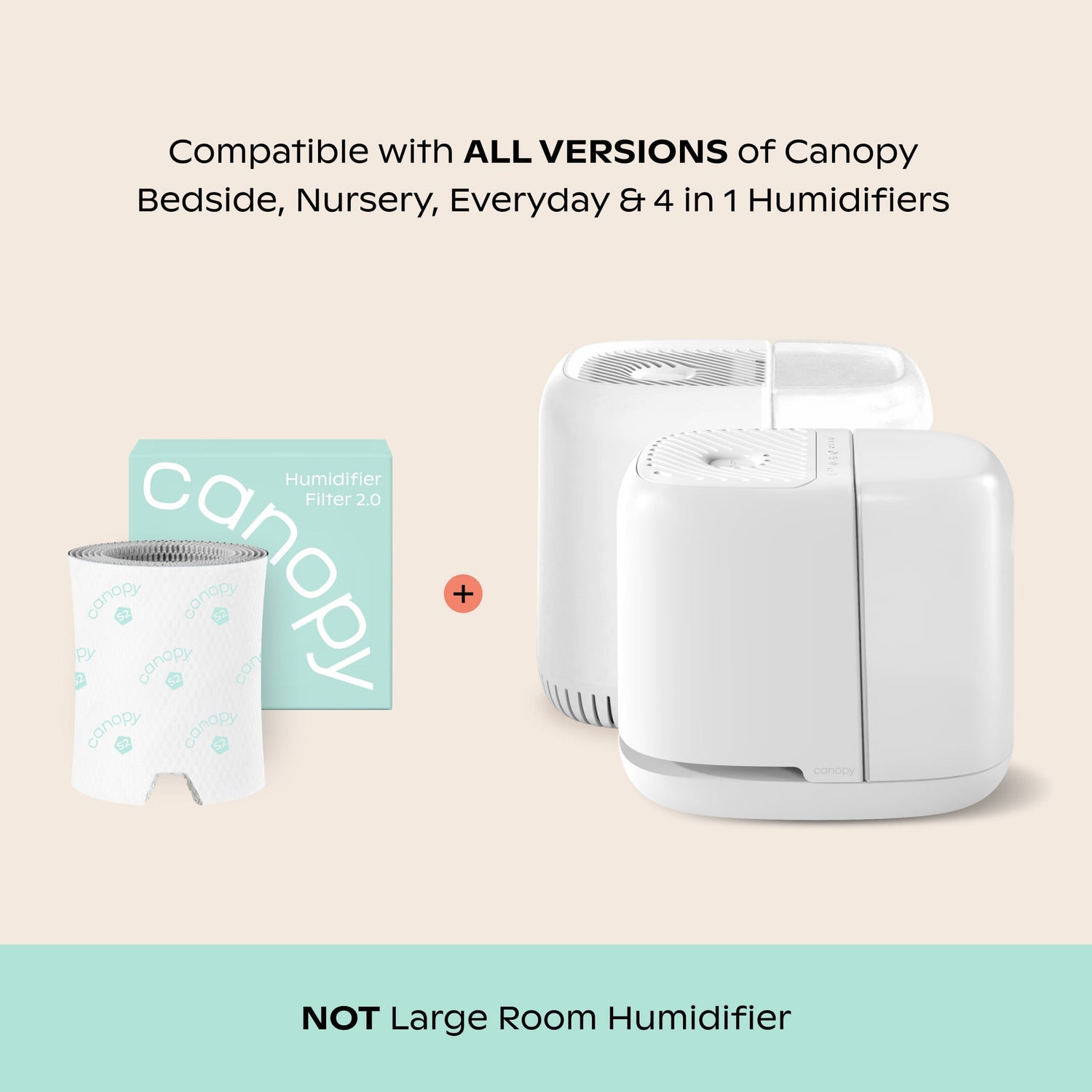 Bedside Humidifier Filter 2.0 & Aroma 