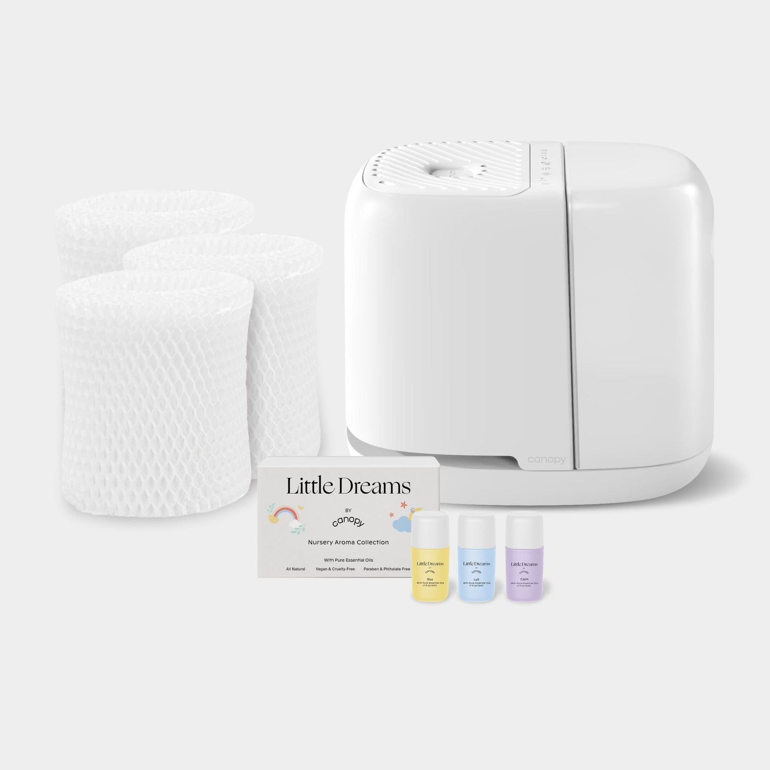 Nursery Humidifier Bundle 2.0 | White