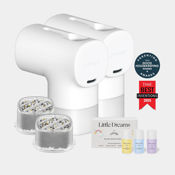 Baby Bath Tub Filter Duo | White