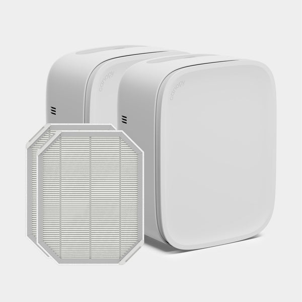 Bedside Air Purifier Duo | White