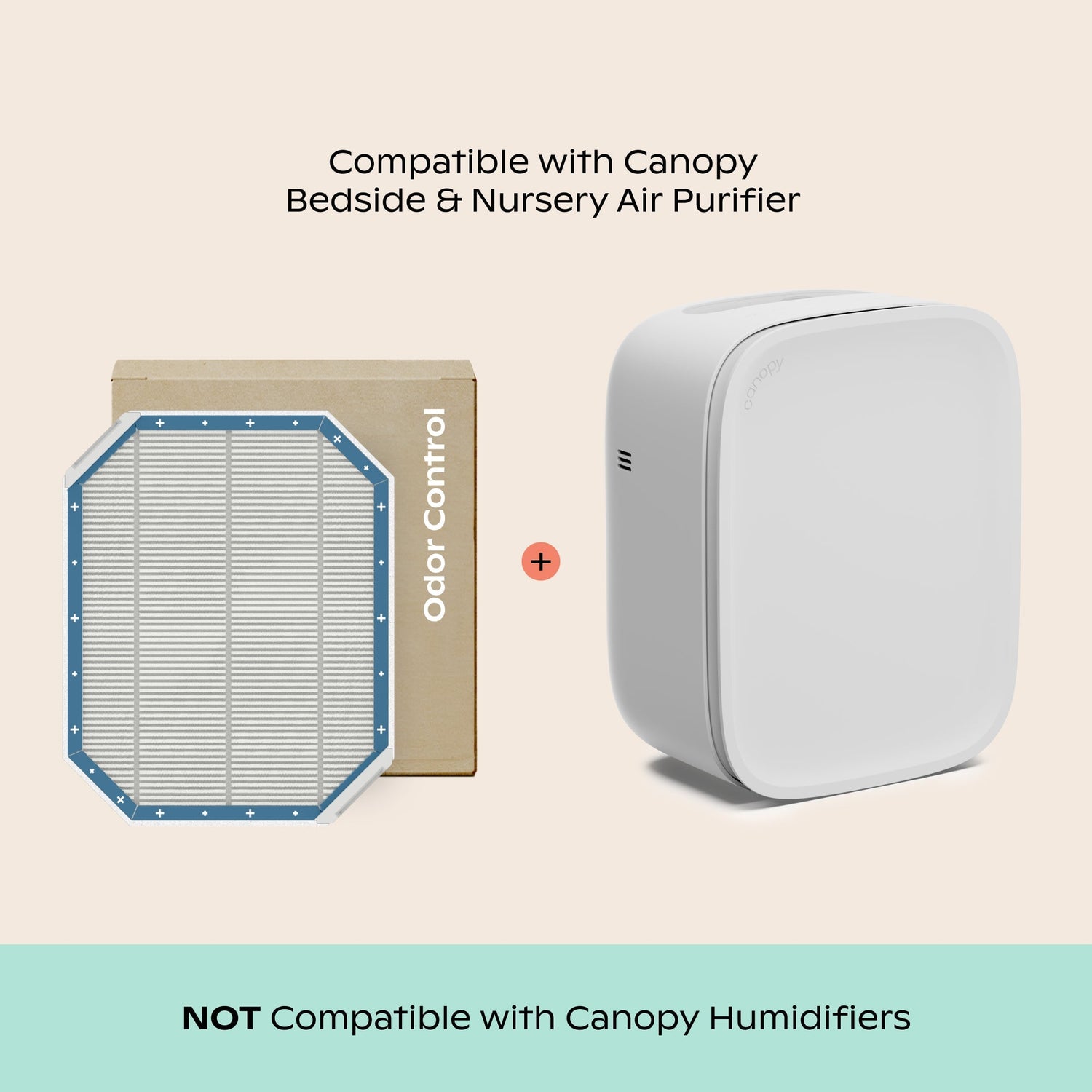 Odor Control Air Purifier Filter & Aroma 