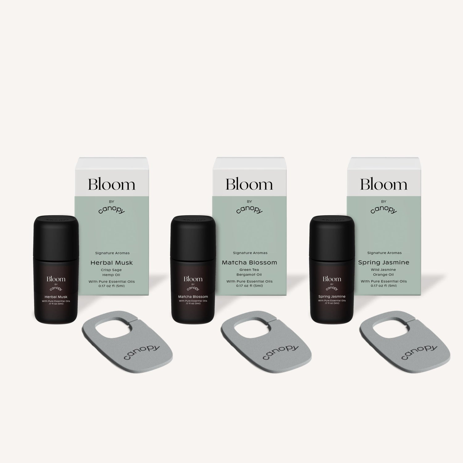 Bloom Aroma Kit | For Showerhead (with Felt Diffusers)