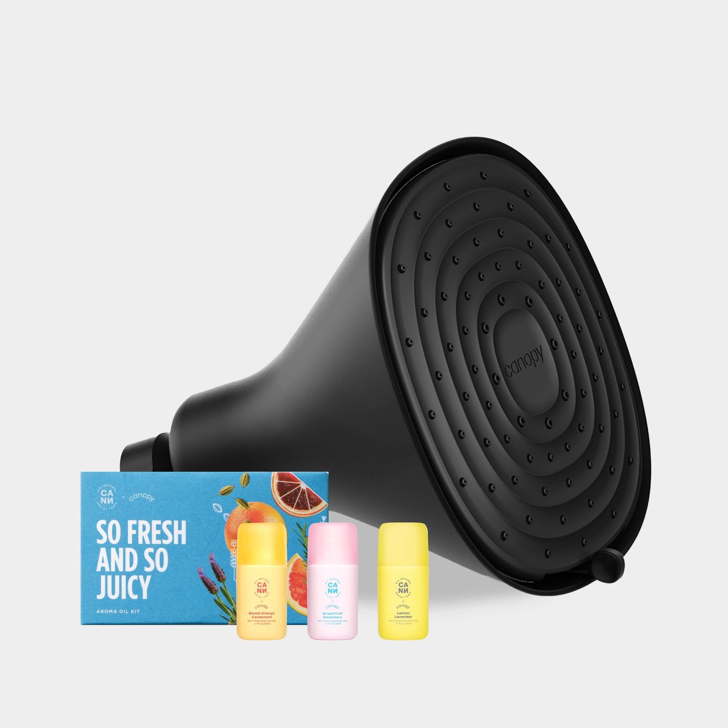 Cann Filtered Showerhead Set | Matte Black
