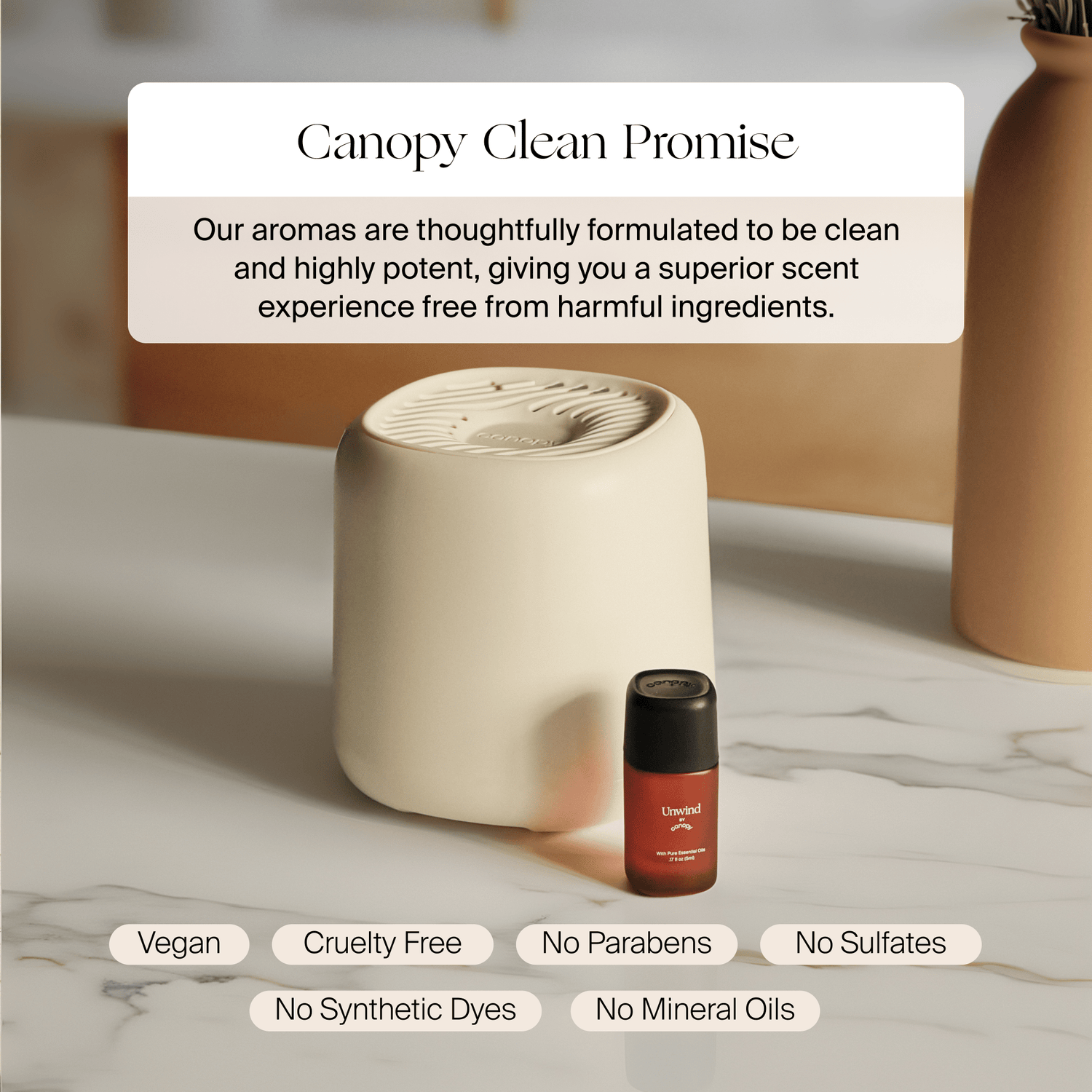 Aroma Diffuser | Lifestyle, clean promise