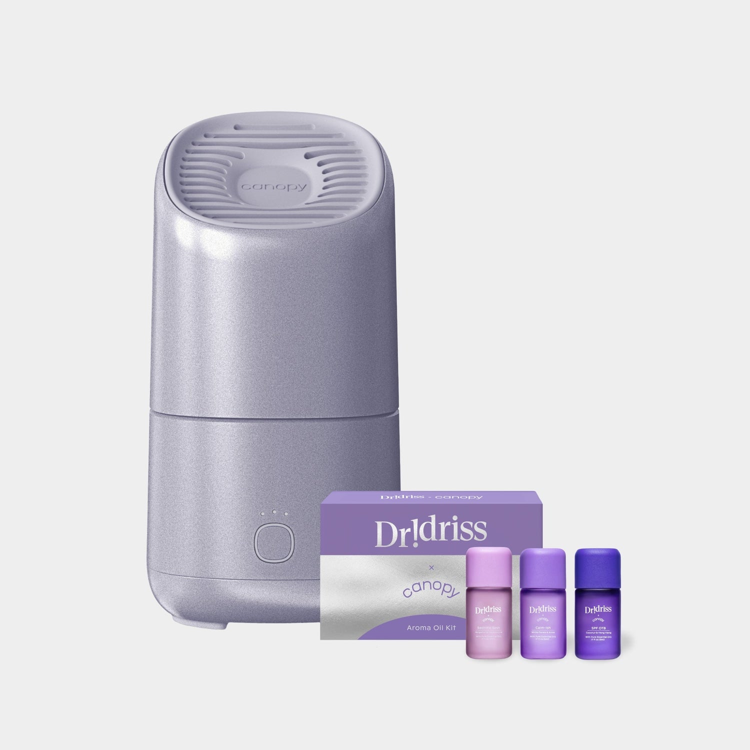 Dr. Idriss Portable Humidifier Set | Chrome Purple