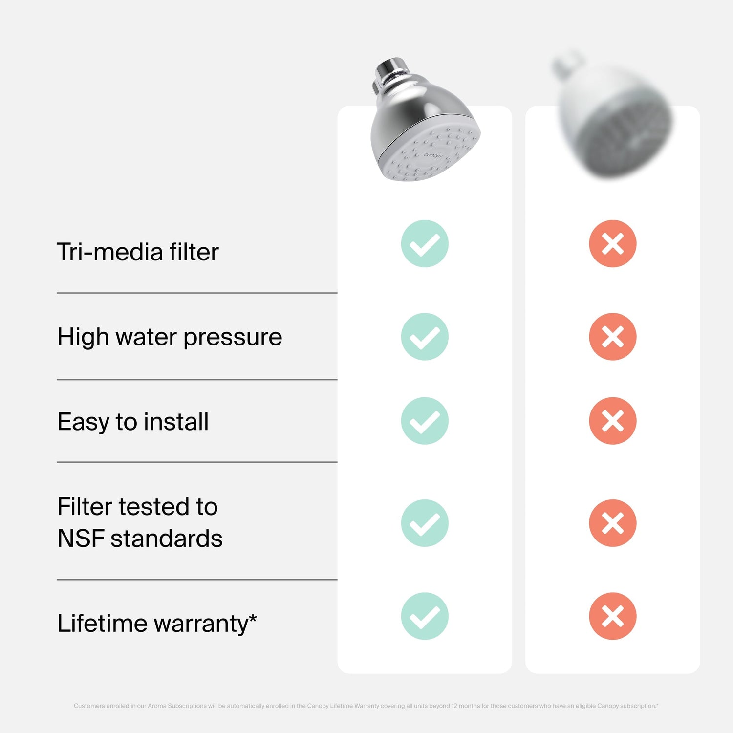 Mini Filtered Showerhead 