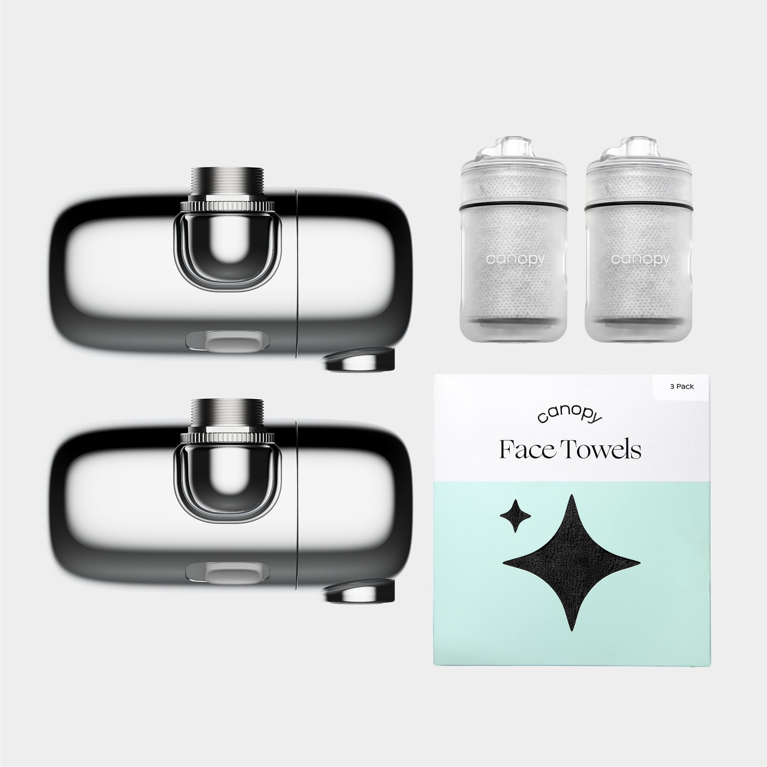 Faucet Filter Duo | Polished Chrome