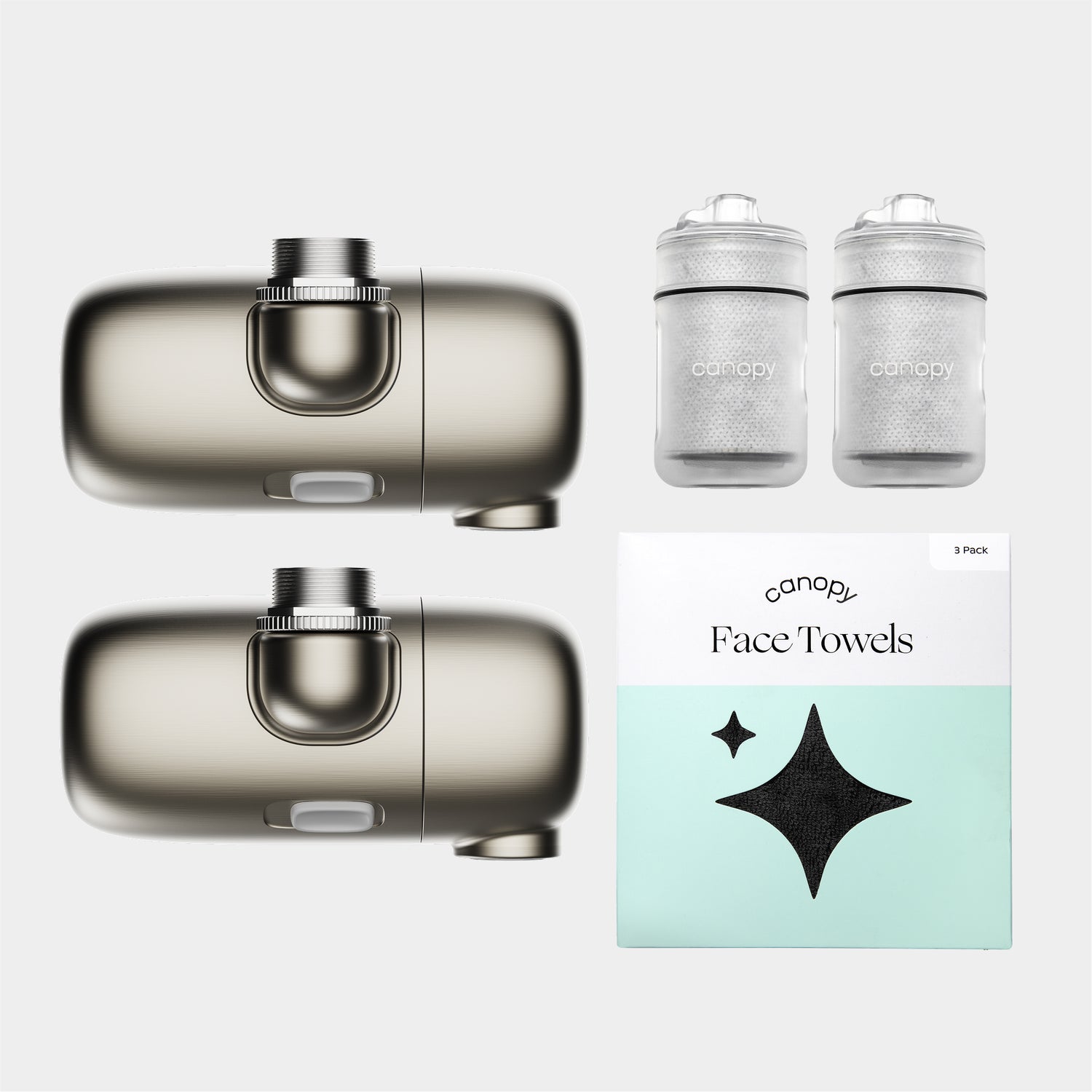 Faucet Filter Duo | Brushed Nickel