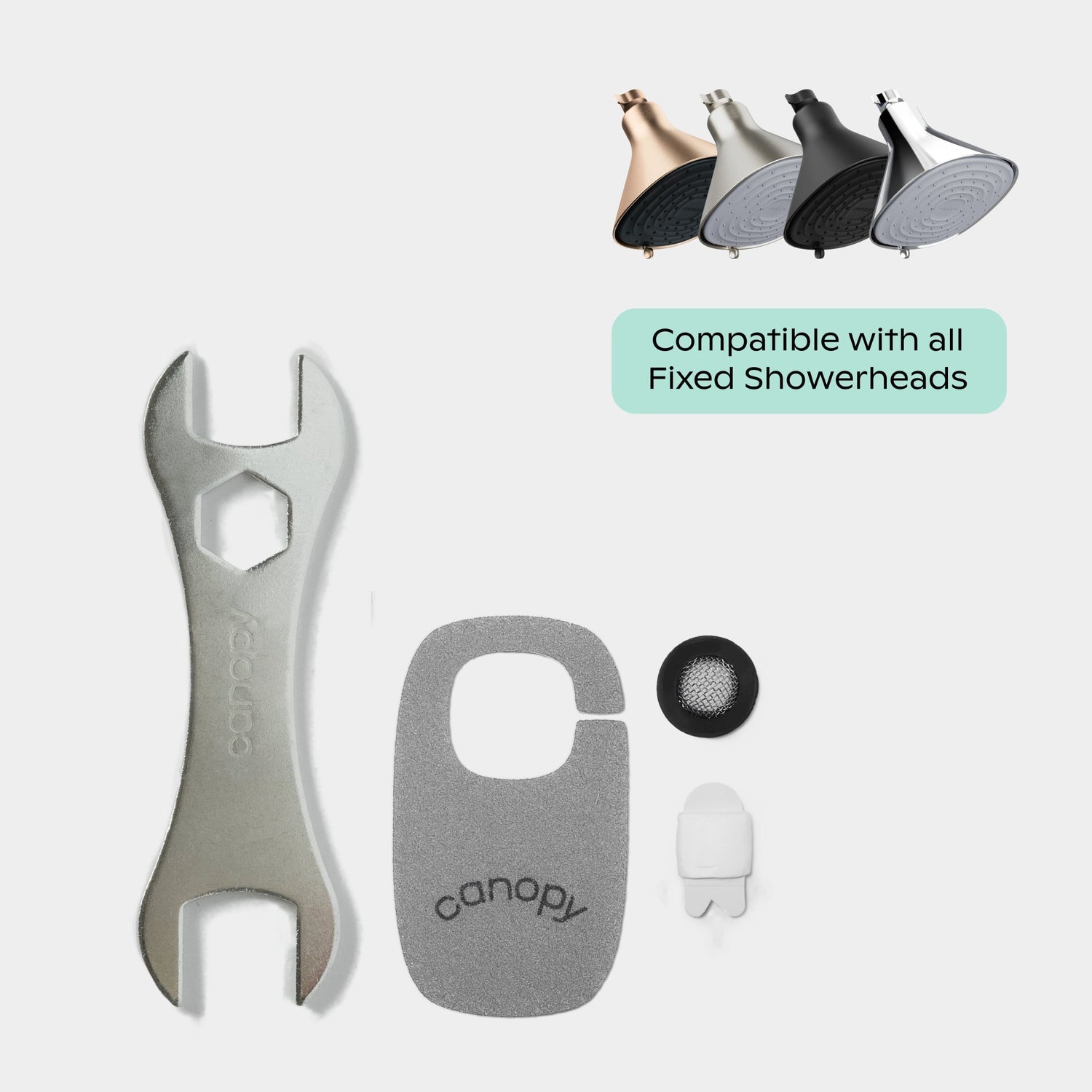 Fixed Install Kit | Filtered Showerhead , compatible with