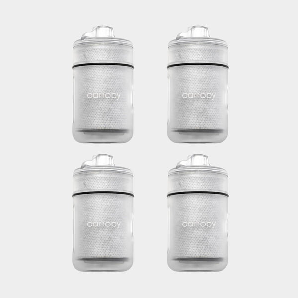 Faucet Filter Cartridge Bundle consisting of 4 cartridges, approximately suited for a 1 year supply