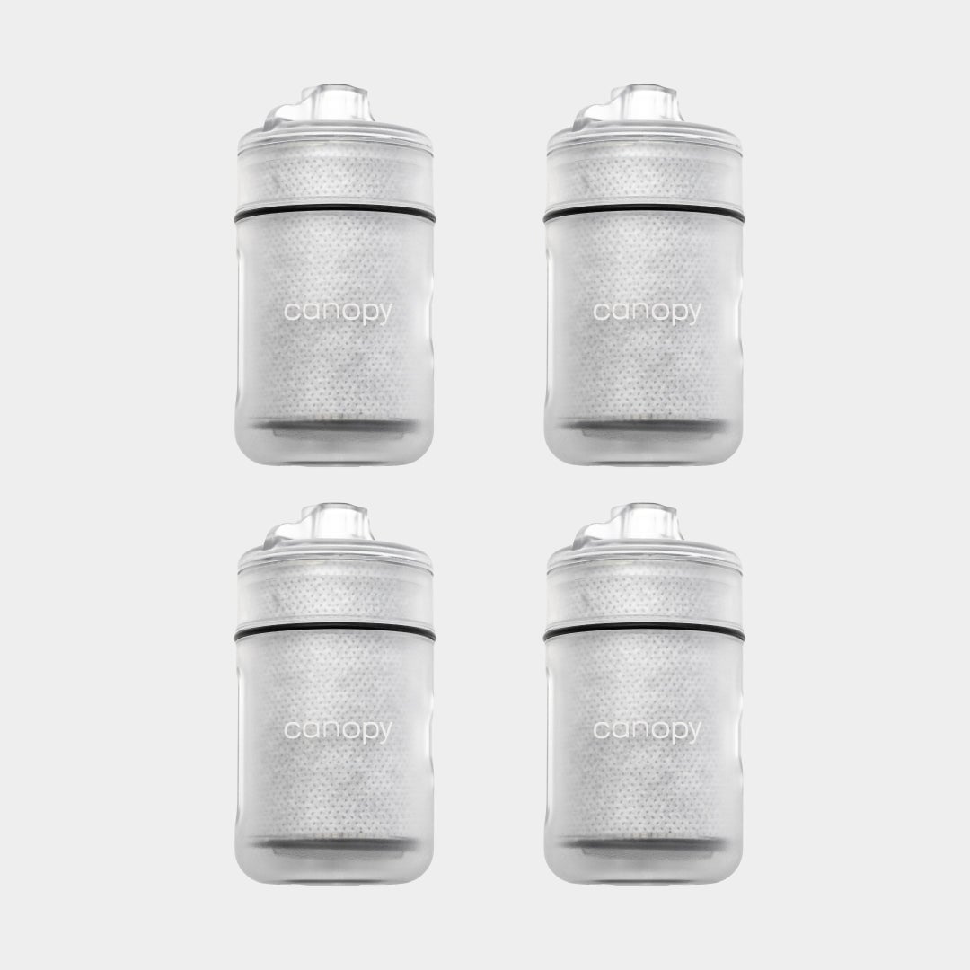 Faucet Filter Cartridge Bundle consisting of 4 cartridges, approximately suited for a 1 year supply