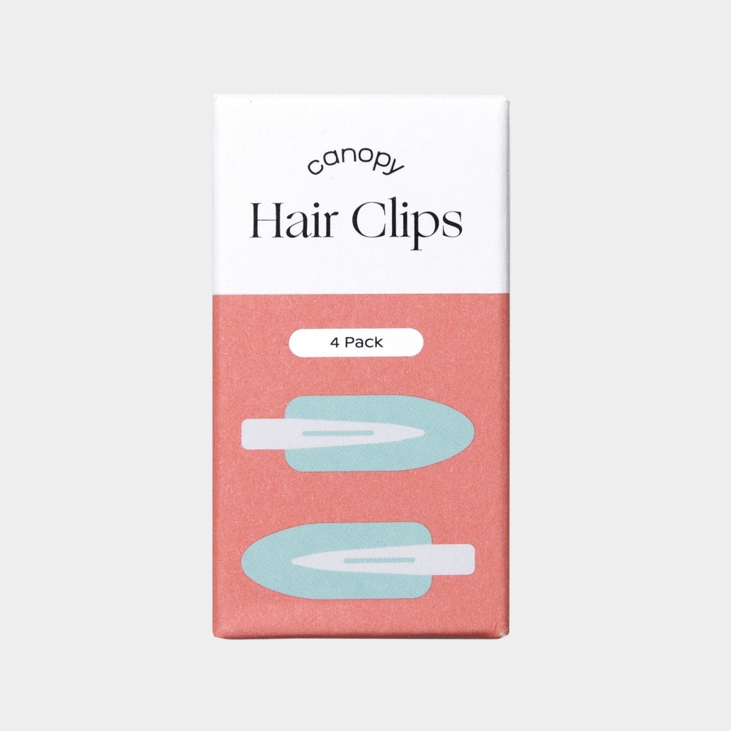 Hair Clips 4-Pack In packaging