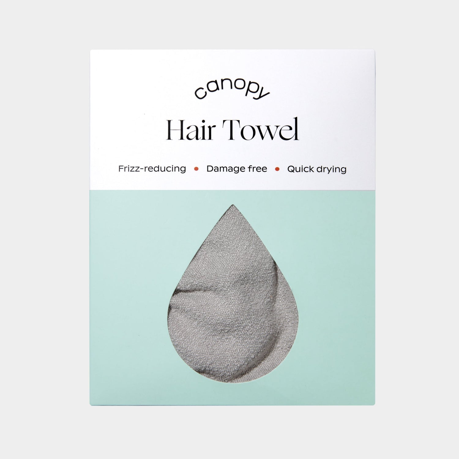 Hair Towel | In packaging; frizz-reducing, damage-free, quick drying