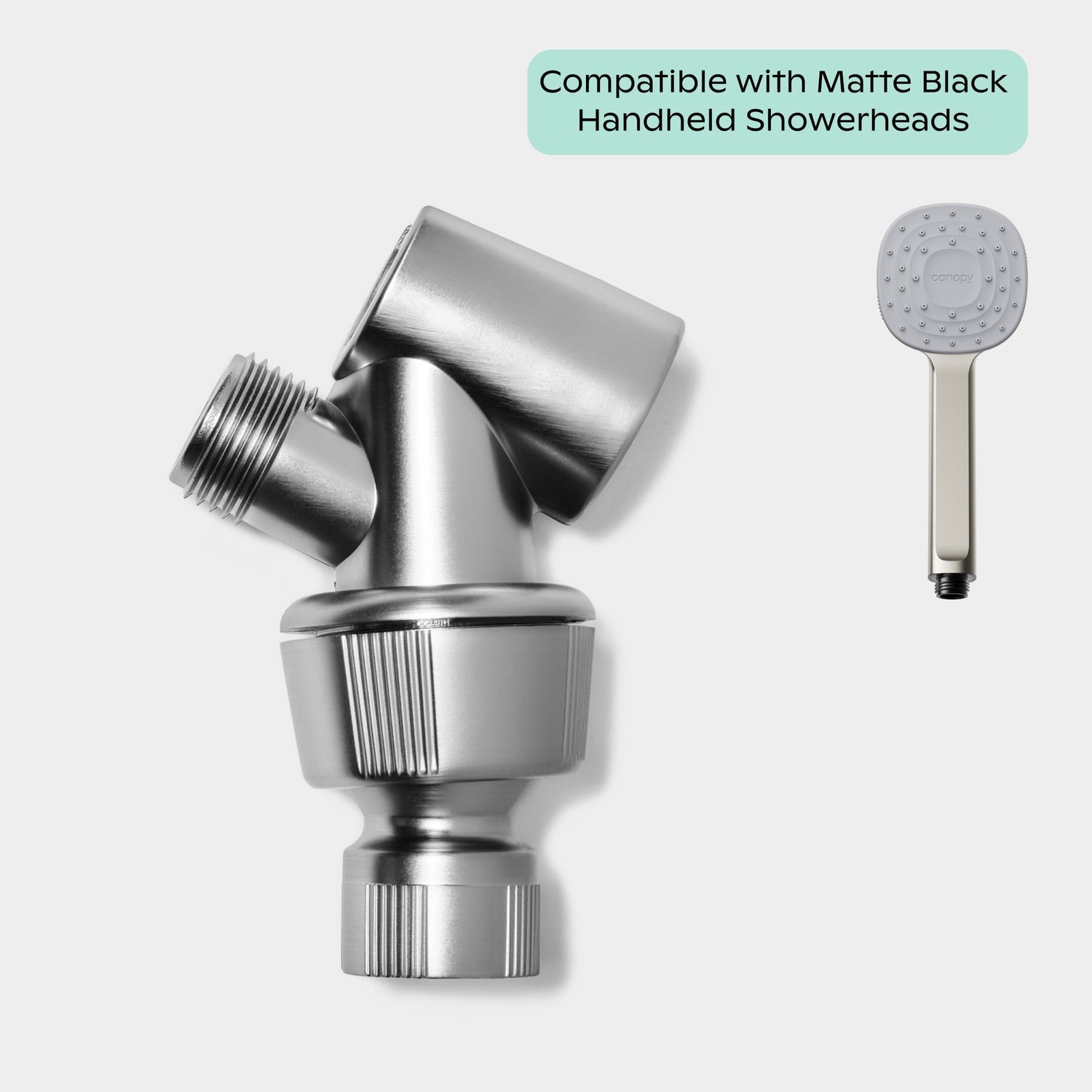 Mount | brushed nickel, compatible with