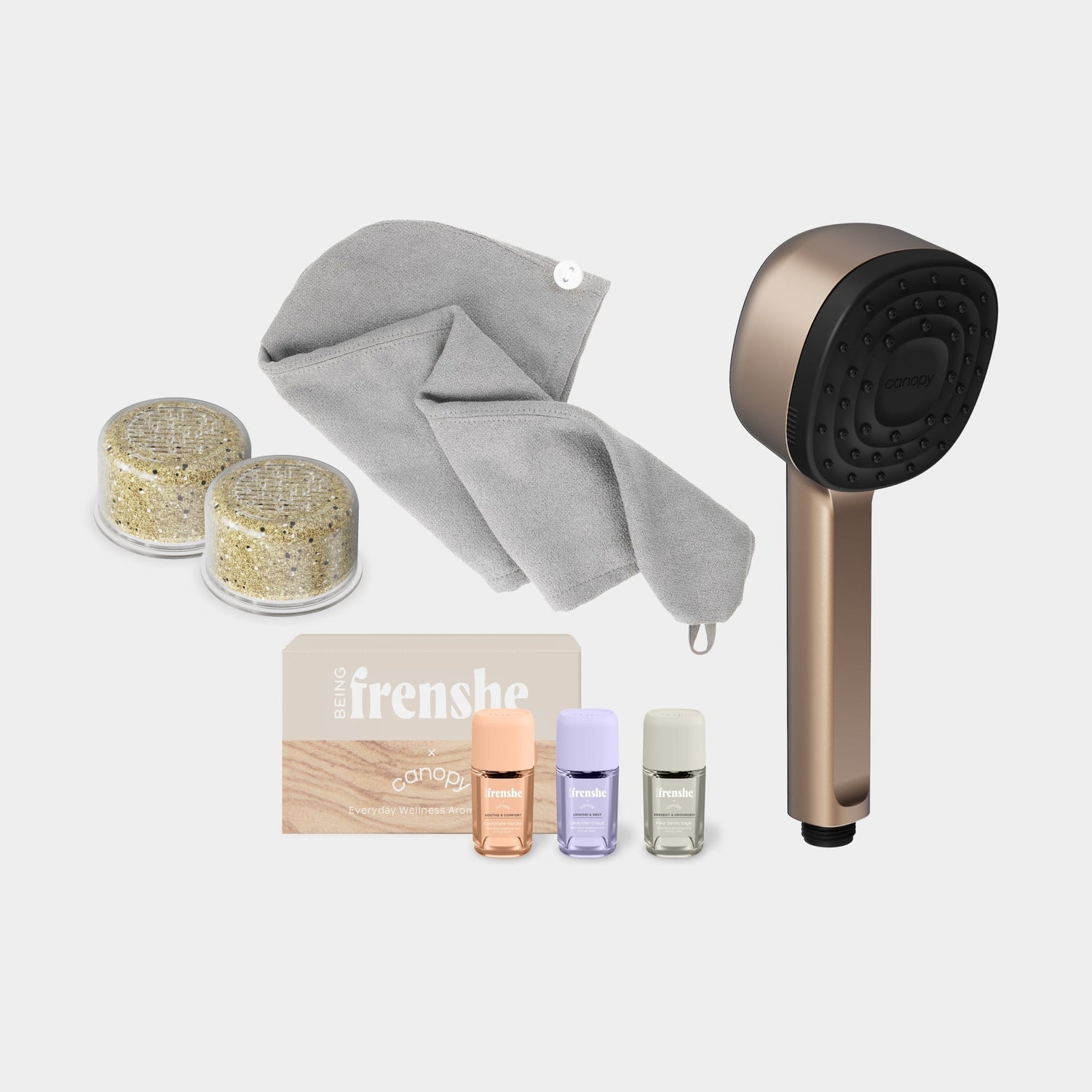 Handheld Filtered Showerhead Bundle | Brass