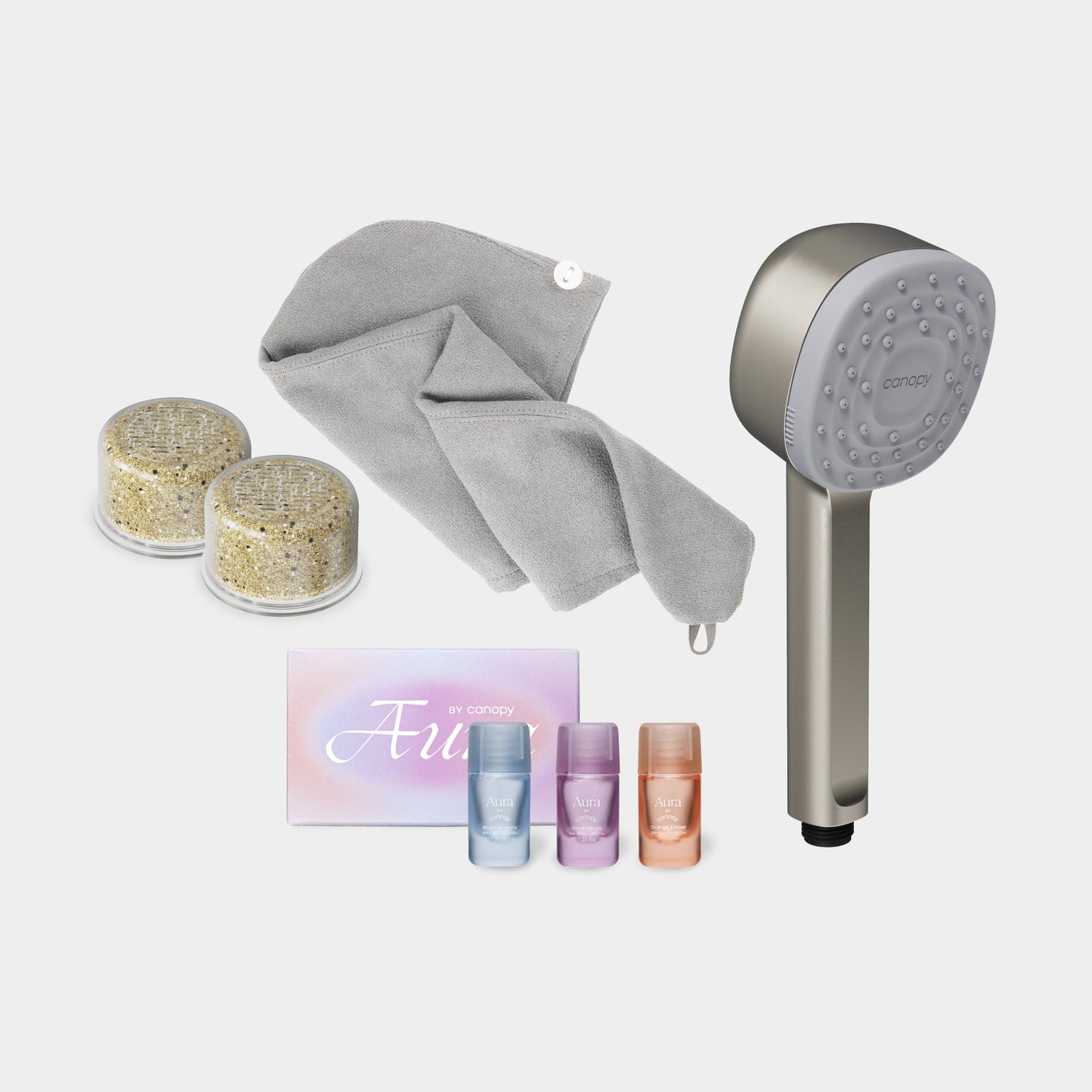 Handheld Filtered Showerhead Bundle | Brushed Nickel