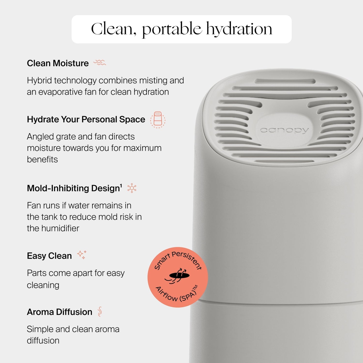 Being Frenshe Portable Humidifier Set | Moonstruck