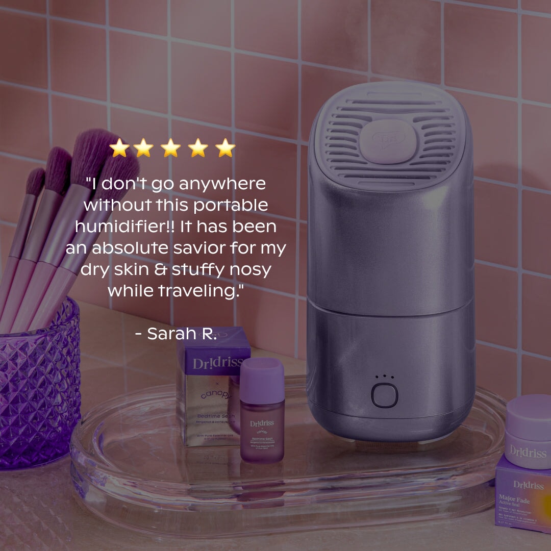 Dr. Idriss Portable Humidifier Set | Lifestyle, customer quote