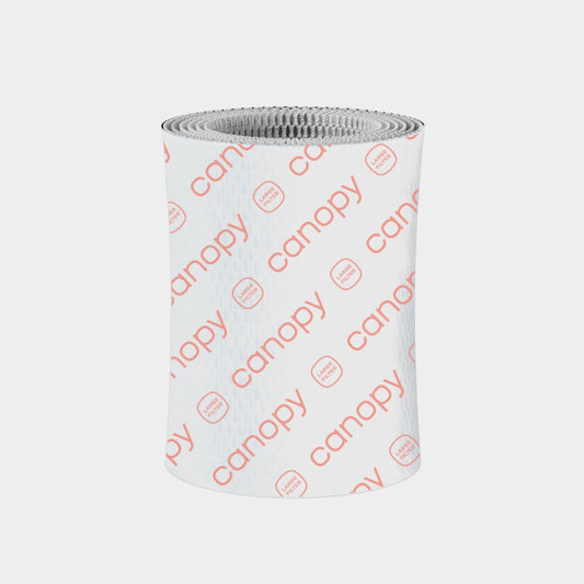 Large Room Humidifier Device Filter Subscription: Premium white cylindrical mesh filter with honeycomb pattern design, engineered for optimal moisture distribution and air purification in spacious rooms. Replacement filter compatible with Canopy humidifiers.