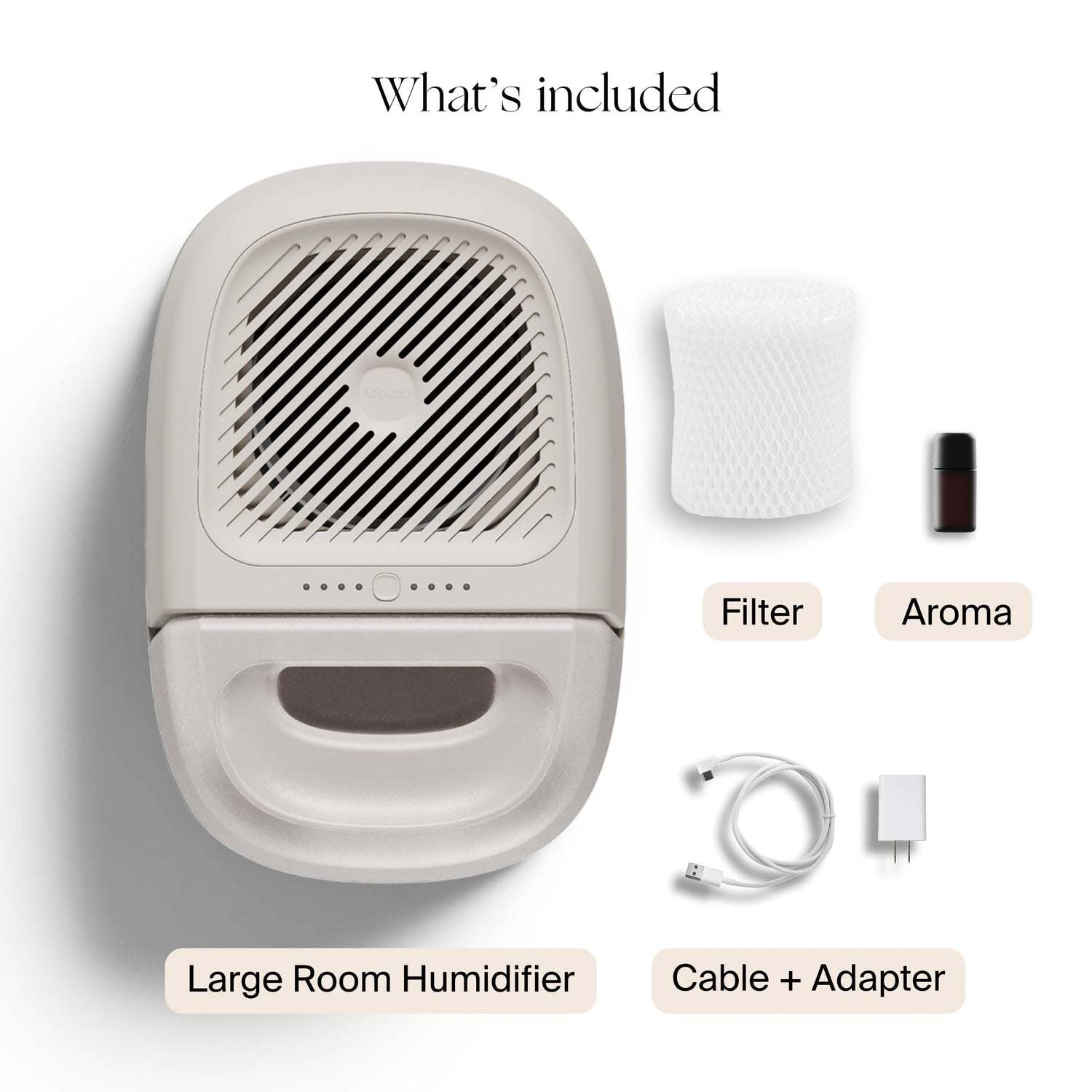 Large Room Humidifier | Lifestyle, the humidifier, whats included