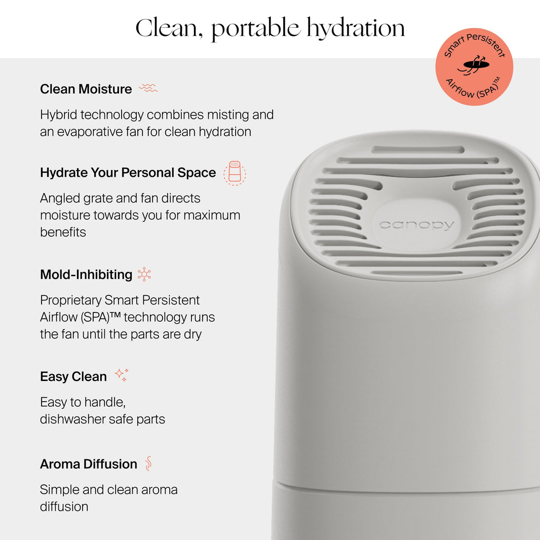 Canopy Humidifiers | Bedside Humidifier - Large Room Humidifier