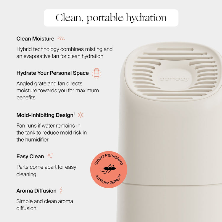 Portable Humidifier | Best Portable Humidifier for Travel - Canopy