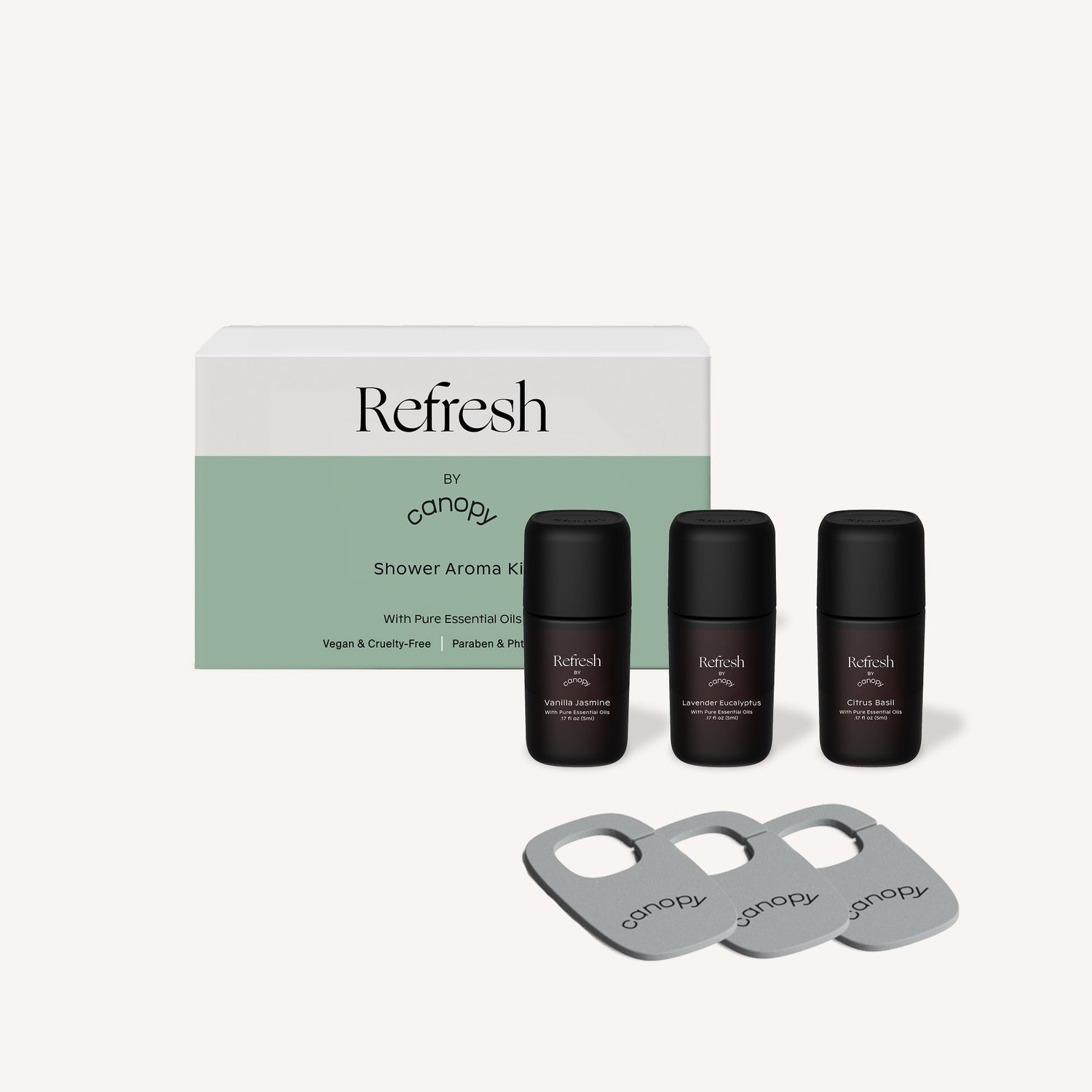 Refresh Aroma Kit | For Showerhead (with Felt Diffusers)