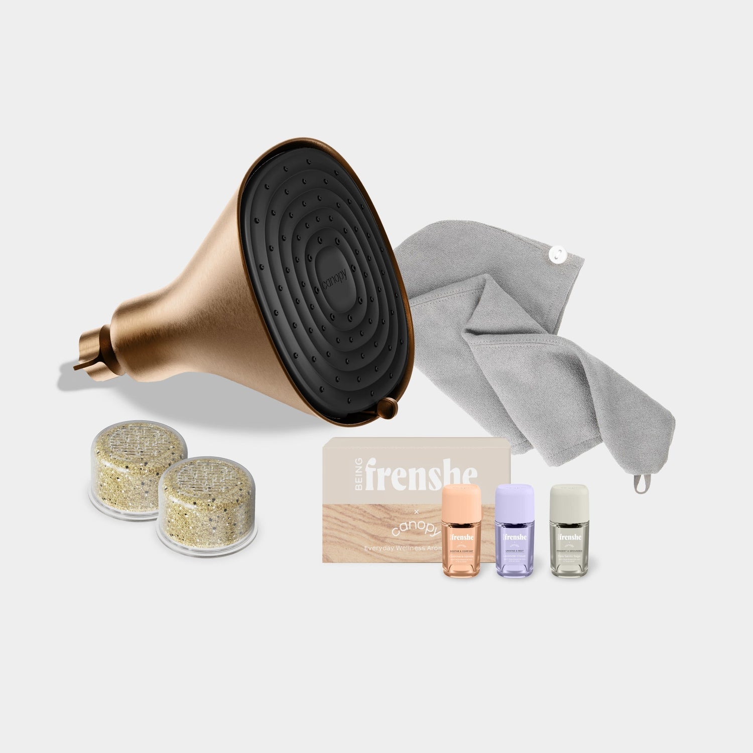 Filtered Showerhead Bundle | Brass