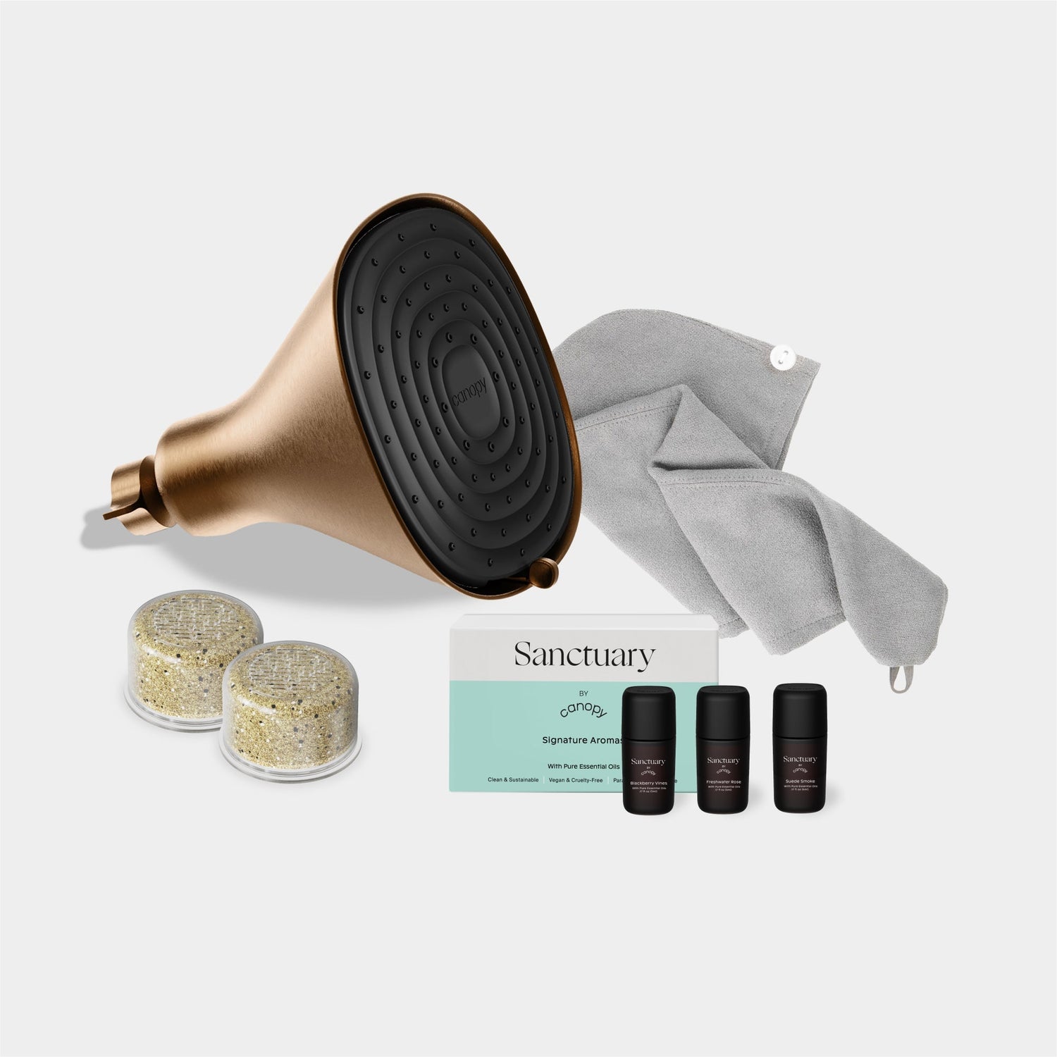 Filtered Showerhead Bundle | Brass
