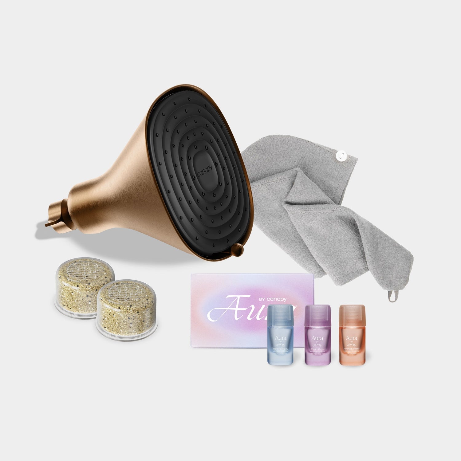 Filtered Showerhead Bundle | Brass
