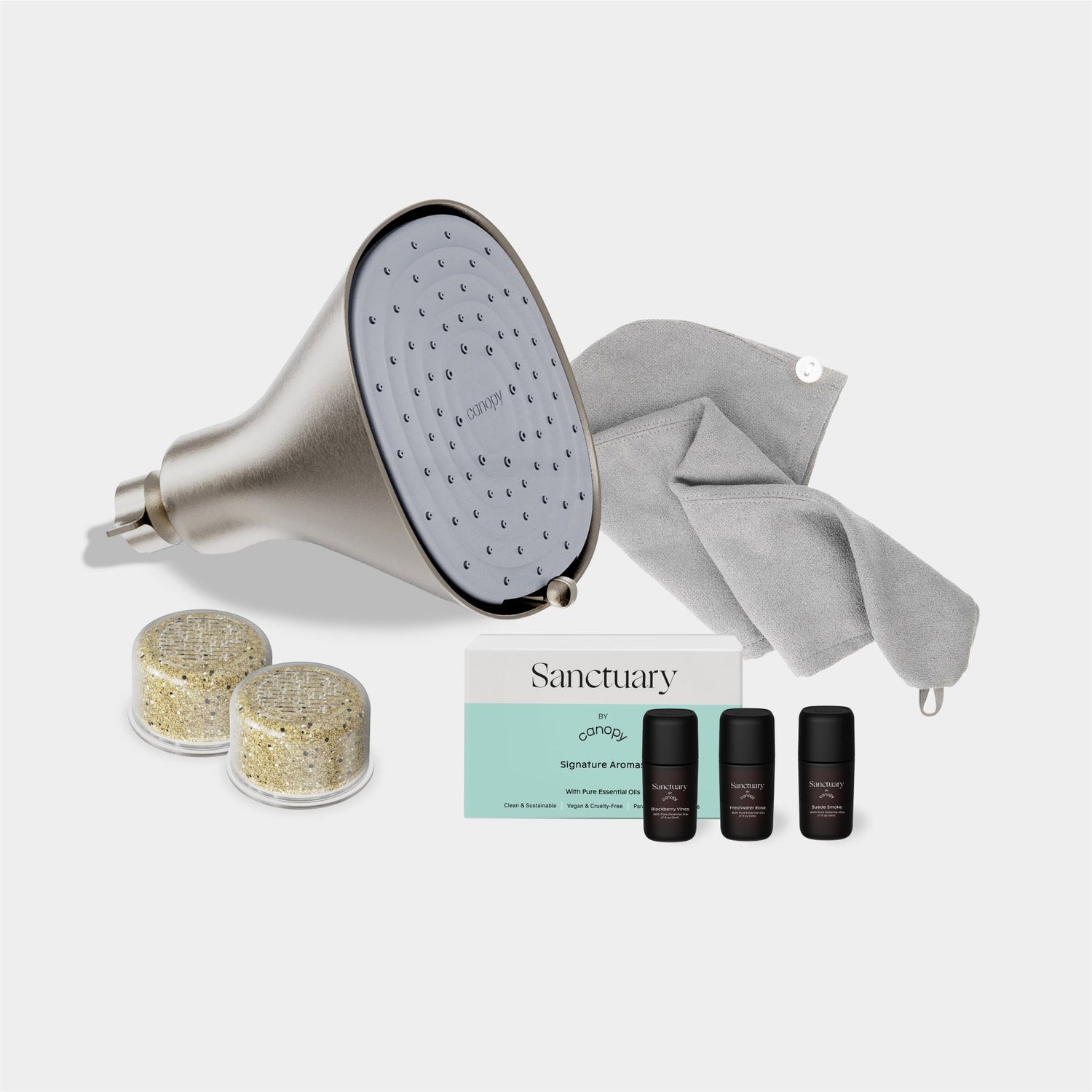 Filtered Showerhead Bundle | Brushed Nickel
