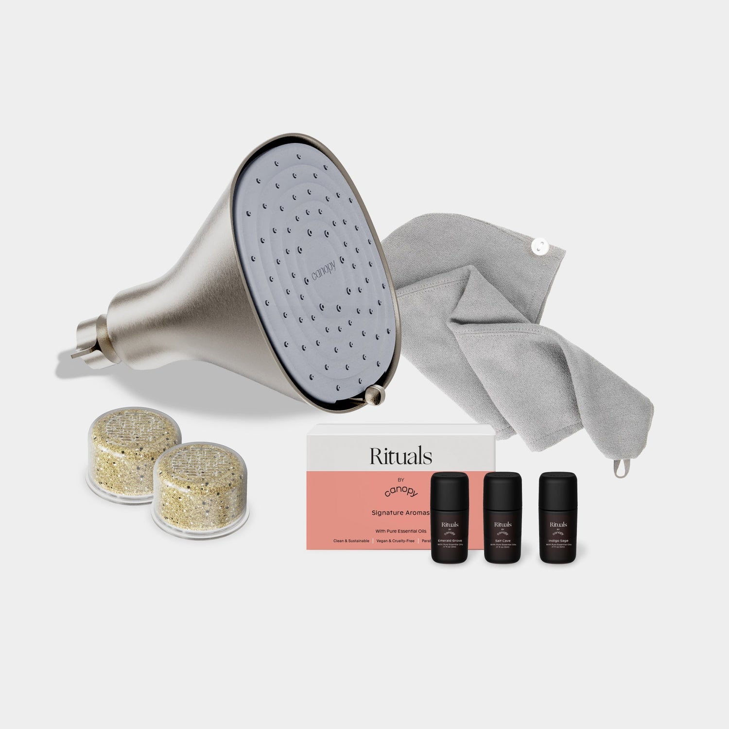 Filtered Showerhead Bundle | Brushed Nickel