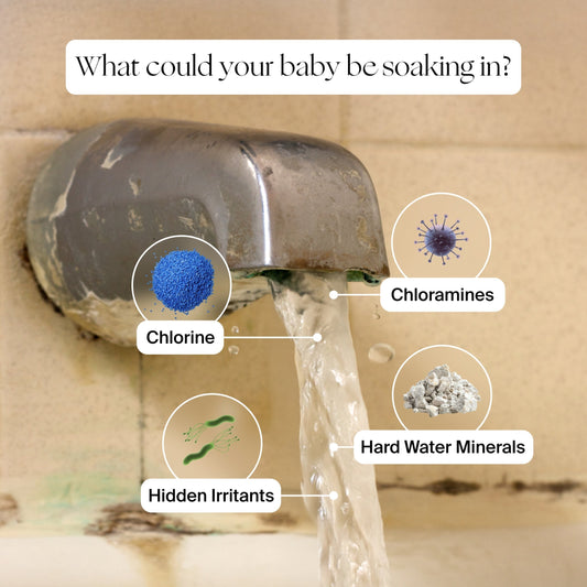  Lifestyle, What could your baby be soaking in; chlorine, chloramines, hard water minerals, hidden irritants