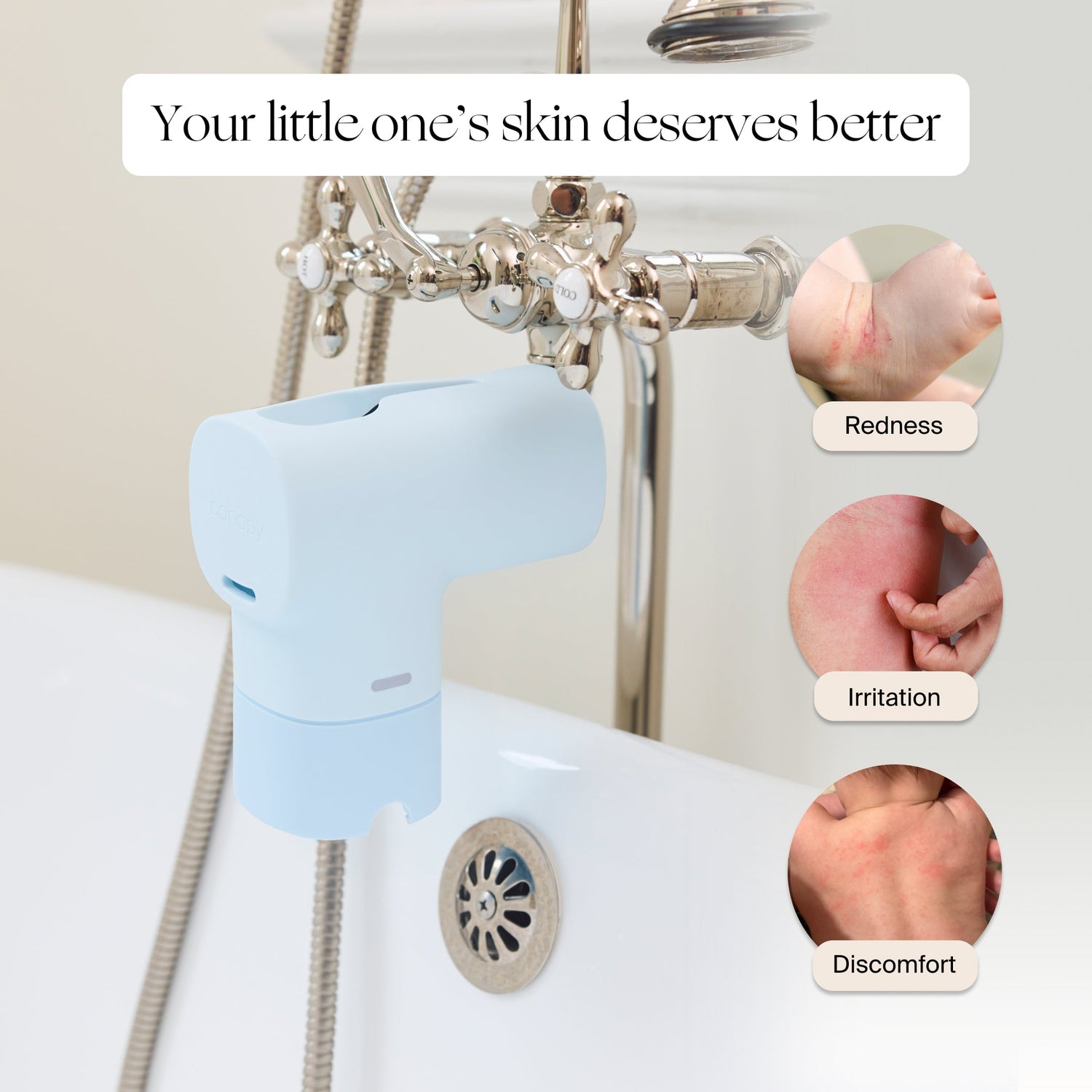 Weezie x Canopy Baby Bath Tub Filter  