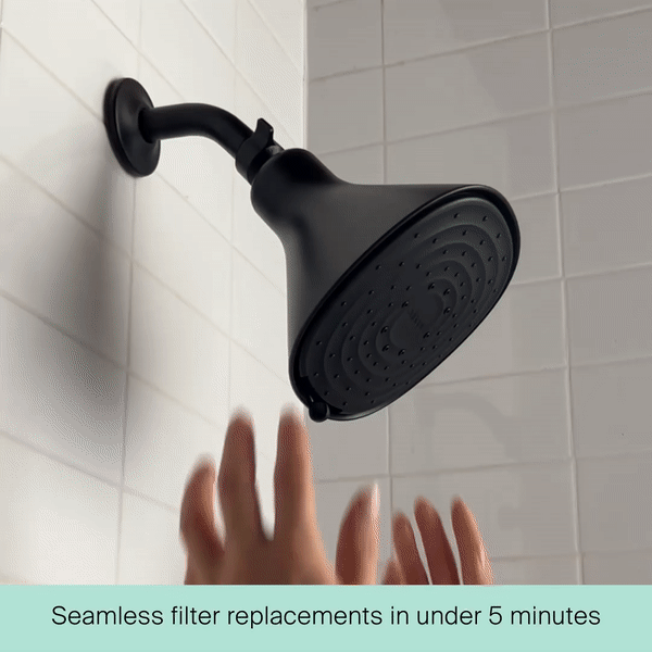 Filtered Showerhead Bundle | Lifestyle, Seamless filter replacements in under 5 minutes
