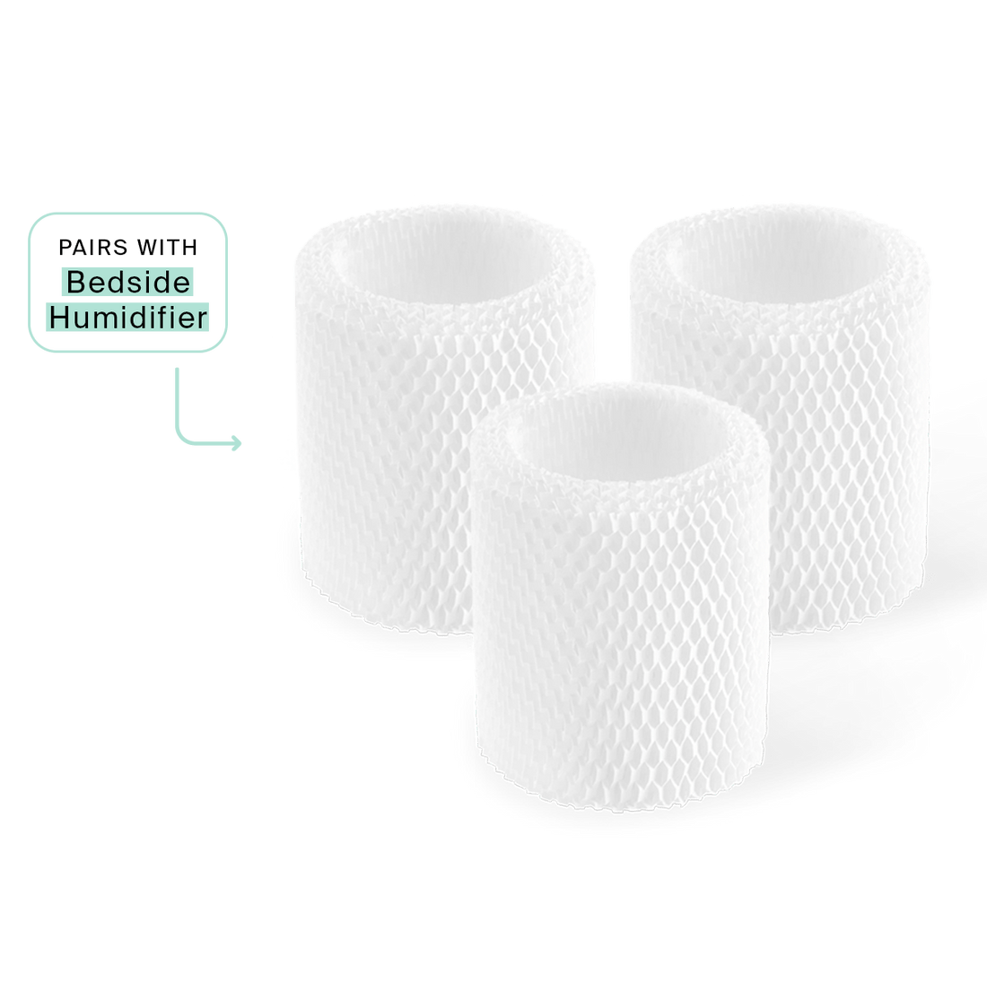 Canopy Bedside Humidifier Filter 3Pack Replacement Filter for